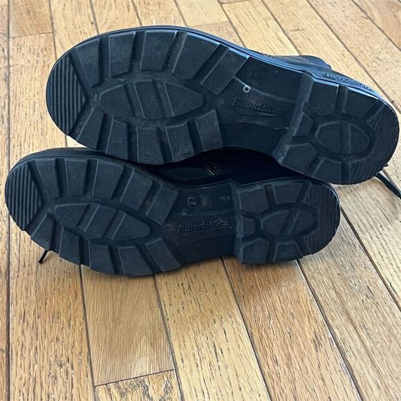 Blundstone Women's Brown Leather Lace-Up Boots Durable Outsole - Picture 9 of 9